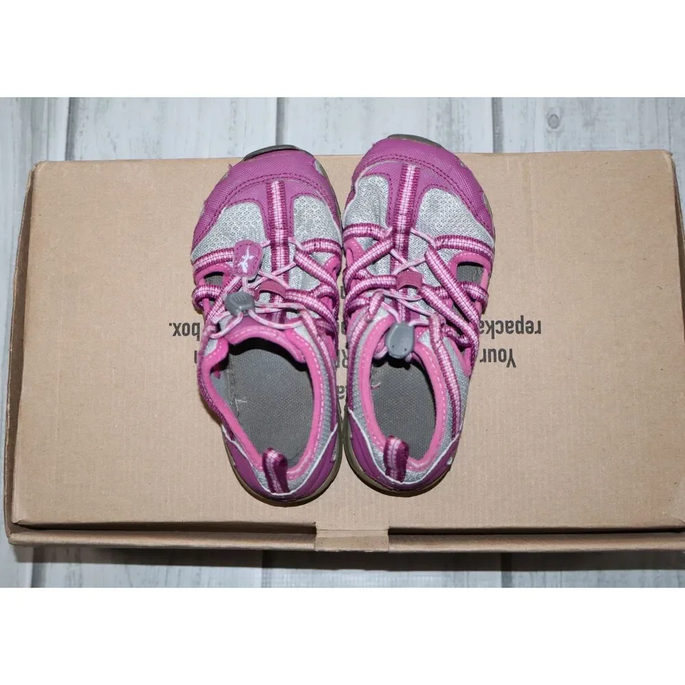 Chaco Kids Junior Performance Footwear Hiking Shoes Purple & Gray Size 11 EU 29